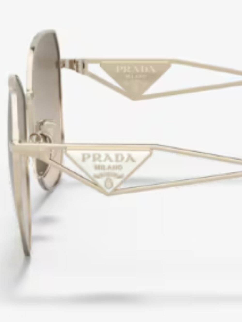 Prada SPR 57Y Sunglasses – Pale Gold | NWT - Picture 3 of 12